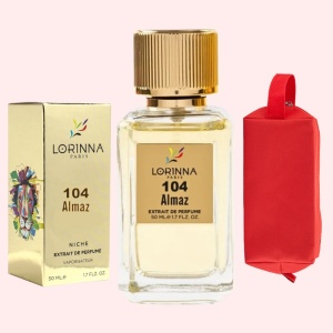 Set Extract de Parfum Lorinna Paris Parfum Almaz Unisex Damă Bărbat 50 ml si Gentuță Parfumuri