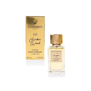 Set Extract de Parfum Lorinna Paris Parfum Amber Wood, 50 ml, Unisex Damă Bărbat si Gentuță Parfumuri - Img 3