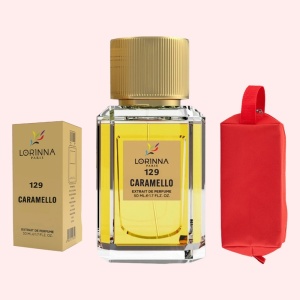 Set Extract de Parfum Lorinna Paris Parfum Caramello, Unisex Damă Bărbat, 50 ml si Gentuță Parfumuri