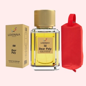 Set Extract de Parfum Lorinna Paris Parfum Dear Poly, 50 ml, Unisex Damă Bărbat si Gentuță Parfumuri