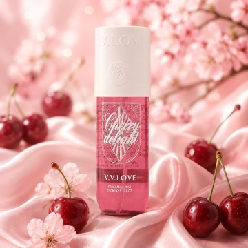 Spray Parfumat pentru Corp V.V. Love Cherry Delight, 150 ml, Damă, Aromă Dulce Fructată de Cireșe