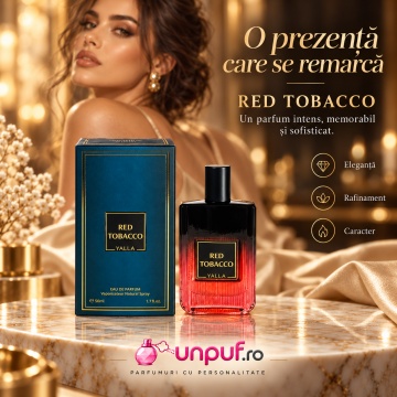 YALLA Red Tobacco – Parfum 50 ml, bărbați - Img 5