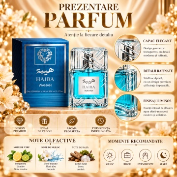 Al Fakhr Perfumes Haiba Wahah – Parfum EDP 100 ml, bărbați - Img 3