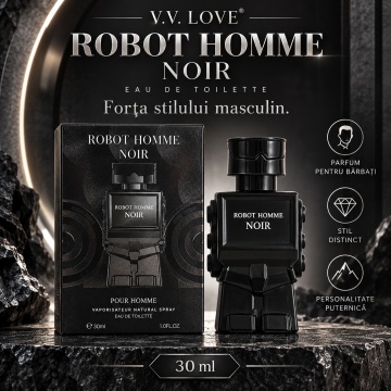 Apă de toaletă pentru bărbați V.V. LOVE Robot Homme Noir, EDT, 30 ml