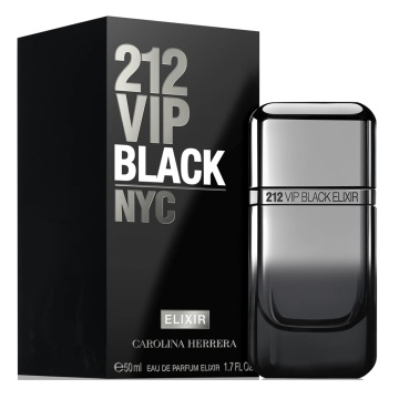 Carolina Herrera 212 Vip Black Elixir – Apă de parfum 50 ml, bărbați