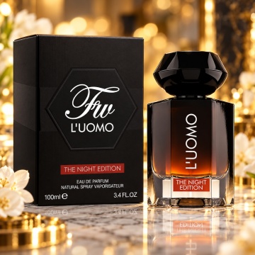 Fragrance World L'Uomo the Night Edition – Parfum EDP 100 ml, bărbați