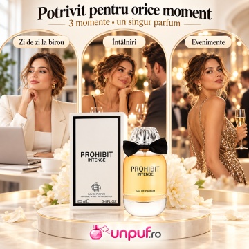 Fragrance World Prohibit Intense – Parfum EDP 100 ml, damă - Img 6