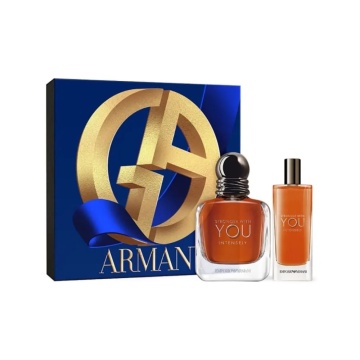 Giorgio Armani Stronger With You Intensely – Apă de parfum 100 ml + 15 ml, bărbați