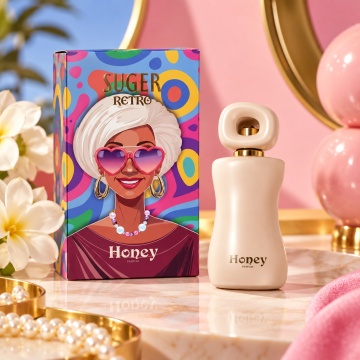 Honey Suger Retro Aro-Fac parfum damă inspirat de Yum Boujee Marshmallow 81 Kayali,Floral – Fructat – Gourmand, EDP, 100 ml