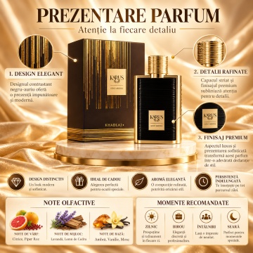 Khadlaj Karus Gold Absolu – Parfum EDP 100 ml, unisex - Img 3