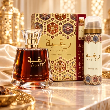 Lattafa Set Raghba + Deodorant Spray – 100 ml + 50 ml, unisex