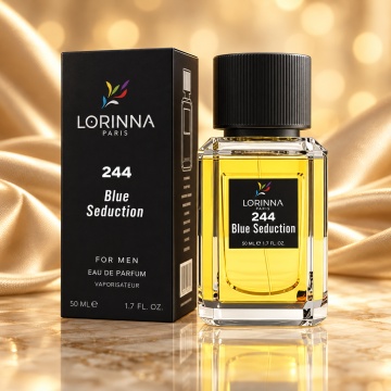 Lorinna Paris Blue Seduction – Apă de parfum 50 ml, bărbați