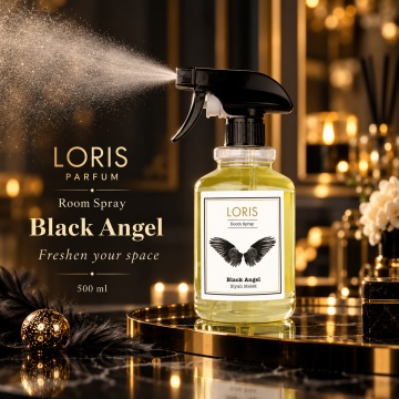 Loris Parfum Room Spray Black Angel 500 ml – Parfum Ambiental pentru Casă - Img 4