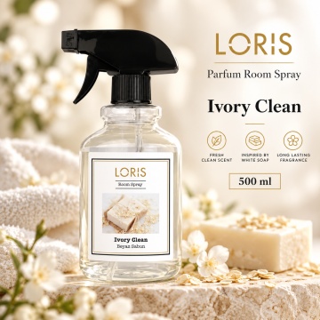 Loris Parfum Room Spray Ivory Clean 500 ml – Parfum de Cameră și Mașină - Img 5