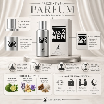 Maison Alhambra No. 2 Men – Parfum EDP 80 ml, bărbați - Img 3