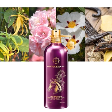 Montale Arabians Rose Leather – Apă de parfum 100 ml, unisex - Img 4