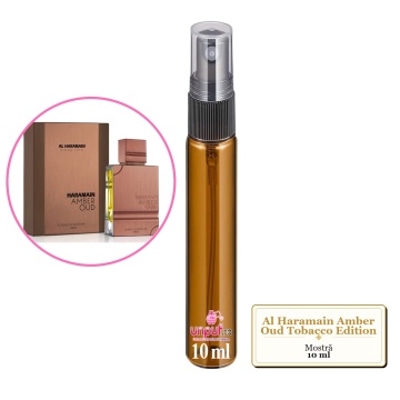 Mostra fiola din Parfumul Al Haramain Amber Oud Tobacco Edition, decant sticla cu pulverizator - Img 3