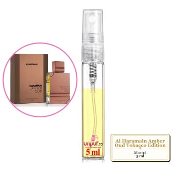 Mostra fiola din Parfumul Al Haramain Amber Oud Tobacco Edition, decant sticla cu pulverizator - Img 4