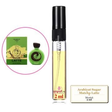 Mostra fiola din Parfumul Arabiyat Sugar Matcha Latte, decant sticla cu pulverizator - Img 2