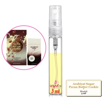 Mostra fiola din Parfumul Arabiyat Sugar Pecan Butter Cookie, decant sticla cu pulverizator - Img 2