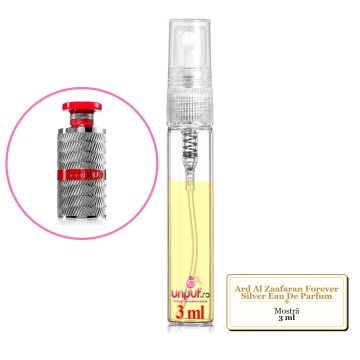 Mostra fiola din Parfumul Ard Al Zaafaran Forever Silver Eau De Parfum, decant sticla cu pulverizator - Img 2