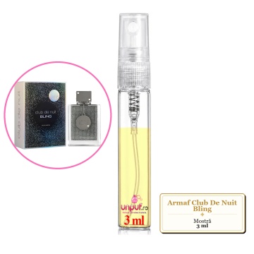 Mostra fiola din Parfumul Armaf Club De Nuit Bling, decant sticla cu pulverizator - Img 3