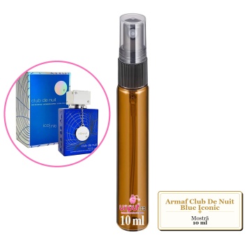 Mostra fiola din Parfumul Armaf Club De Nuit Blue Iconic, decant sticla cu pulverizator - Img 3