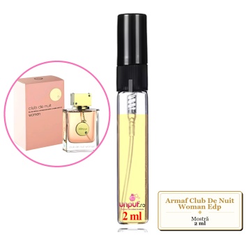 Mostra fiola din Parfumul Armaf Club De Nuit Woman Edp, decant sticla cu pulverizator - Img 2