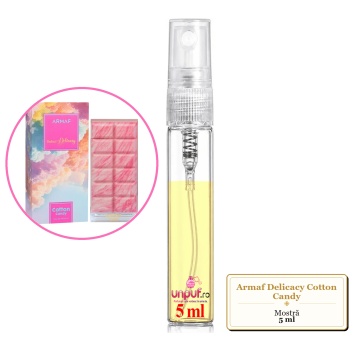 Mostra fiola din Parfumul Armaf Delicacy Cotton Candy, decant sticla cu pulverizator - Img 4