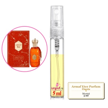 Mostra fiola din Parfumul Armaf Eter Parfum Oasis, decant sticla cu pulverizator - Img 4