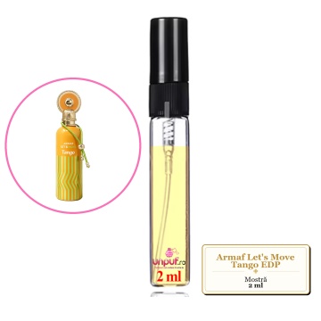 Mostra Fiola Din Parfumul Armaf Let'S Move Tango Eau De Parfum, Decant Sticla Cu Pulverizator