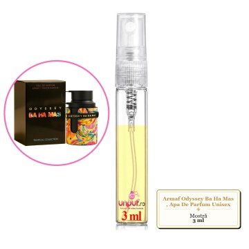 Mostra fiola din Parfumul Armaf Odyssey Ba Ha Mas, Apa De Parfum Unisex, decant sticla cu pulverizator - Img 3