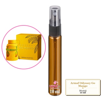 Mostra fiola din Parfumul Armaf Odyssey Go Mango, decant sticla cu pulverizator - Img 3