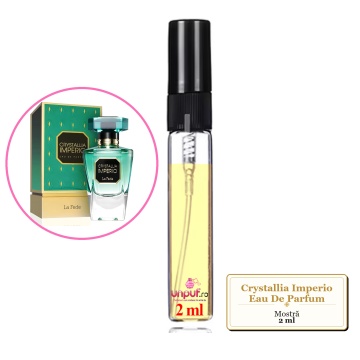 Mostra fiola din Parfumul Crystallia Imperio Eau De Parfum, decant sticla cu pulverizator