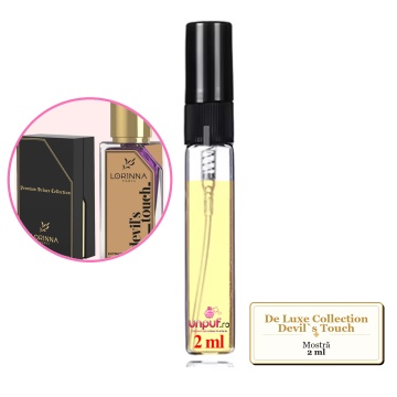 Mostra fiola din Parfumul De Luxe Collection Devil`s Touch, decant sticla cu pulverizator