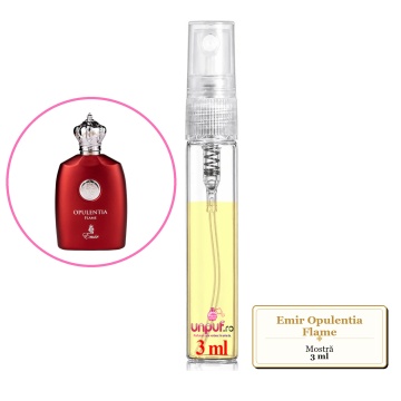 Mostra fiola din Parfumul Emir Opulentia Flame, decant sticla cu pulverizator - Img 2