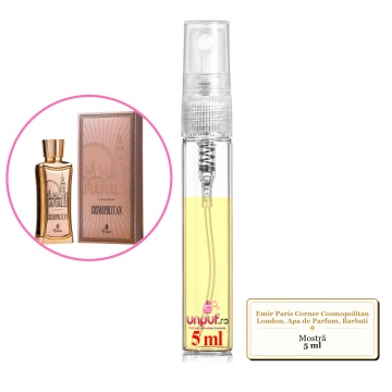 Mostra fiola din Parfumul Emir Paris Corner Cosmopolitan London, Apa de Parfum, Barbati, decant sticla cu pulverizator - Img 2