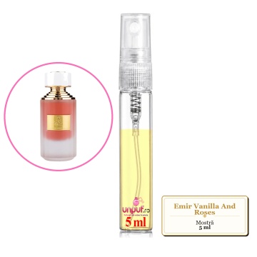 Mostra fiola din Parfumul Emir Vanilla And Roses, decant sticla cu pulverizator - Img 4