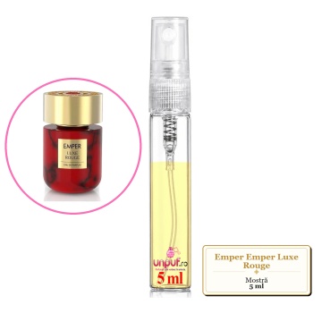 Mostra fiola din Parfumul Emper Emper Luxe Rouge, decant sticla cu pulverizator - Img 4