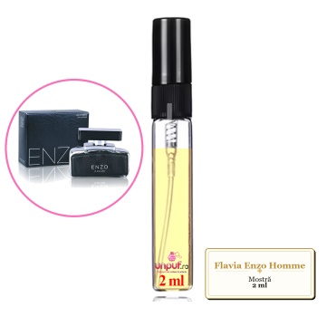 Mostra fiola din Parfumul Flavia Enzo Homme, decant sticla cu pulverizator - Img 1