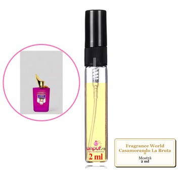 Mostra fiola din Parfumul Fragrance World Casamorando La Bruta, decant sticla cu pulverizator - Img 2