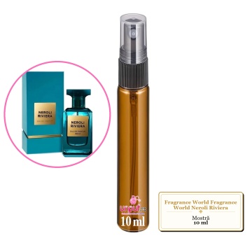 Mostra fiola din Parfumul Fragrance World Fragrance World Neroli Riviera, decant sticla cu pulverizator