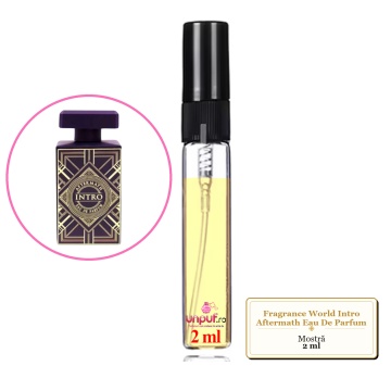 Mostra fiola din Parfumul Fragrance World Intro Aftermath Eau De Parfum, decant sticla cu pulverizator