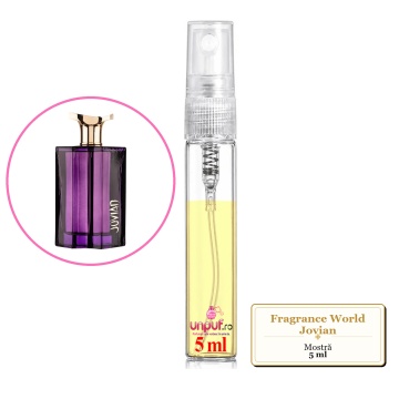 Mostra fiola din Parfumul Fragrance World Jovian, decant sticla cu pulverizator - Img 4