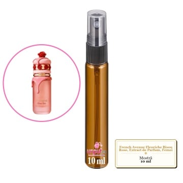 Mostra fiola din Parfumul French Avenue Fleuriche Bisou Rose, Extract de Parfum, Femei, decant sticla cu pulverizator