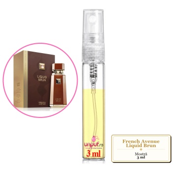 Mostra fiola din Parfumul French Avenue Liquid Brun, decant sticla cu pulverizator - Img 3