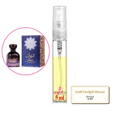 Mostra fiola din Parfumul Gulf Orchid Diwan, decant sticla cu pulverizator - Img 4