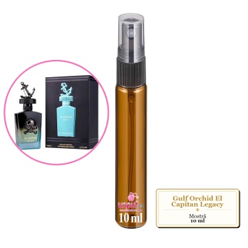 Mostra fiola din Parfumul Gulf Orchid El Capitan Legacy, decant sticla cu pulverizator