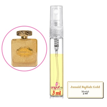 Mostra fiola din Parfumul Junaid Badiah Gold, decant sticla cu pulverizator - Img 3