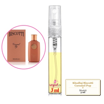 Mostra fiola din Parfumul Khadlaj Biscotti Caramel Pop, decant sticla cu pulverizator - Img 3